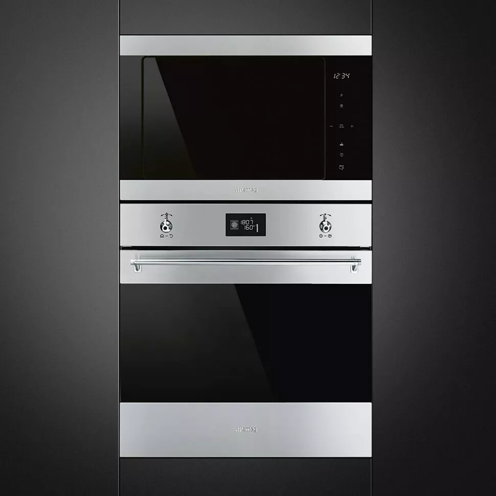 Smeg выпустил новую линейку микроволновых печей с функцией гриля и конвекции Smeg выпустил новую линейку микроволновых печей с функцией гриля и конвекции