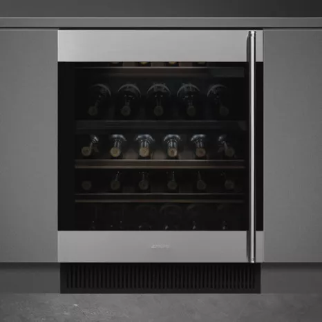 Холодильный шкаф для вина встраиваемый Smeg CVI338LX3